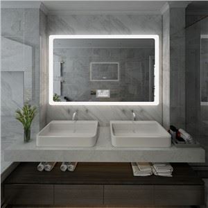 LED Rectangle Soft Lighted Bathroom Mirror Light