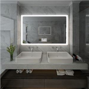 Anti Fog LED Dimmable Wall Mounted Bathroom Light Mirror